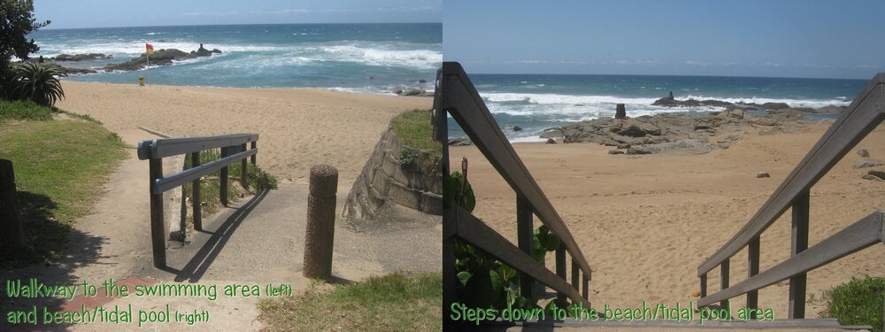 Access to the Southport Beach KwaZulu Natal