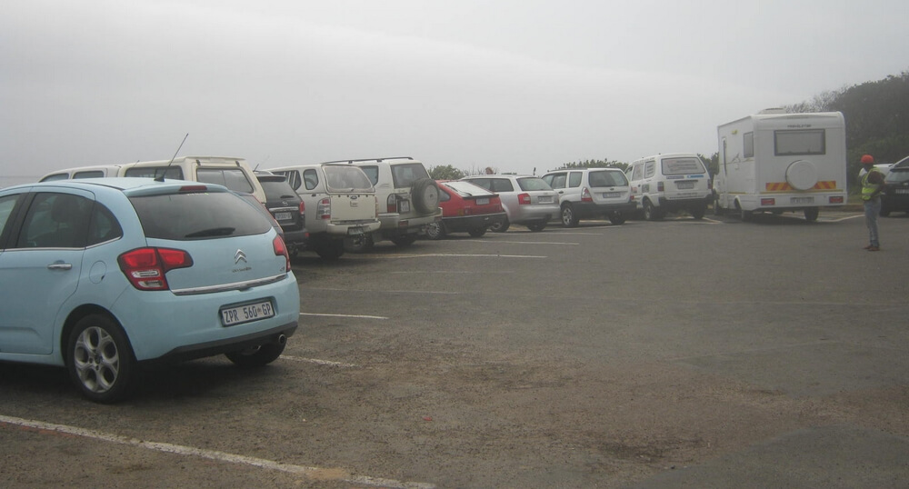Sunwich Port Beach Parking Area