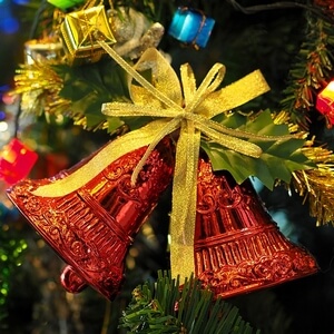 Christmas bells image