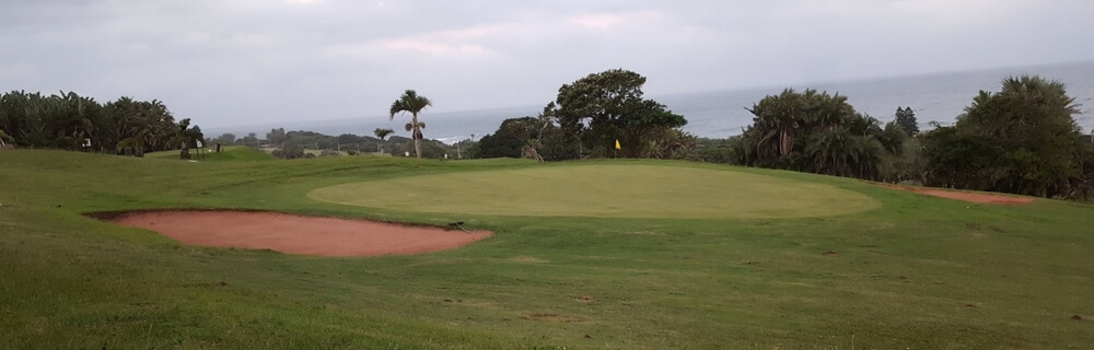 The view at the Scottburgh Golf Club