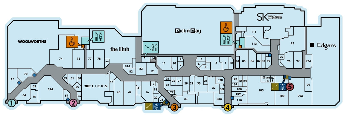 The Shelly Shopping Centre Floorplan