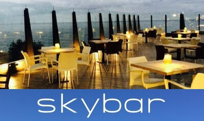 Skybar at the Desroches Hotel