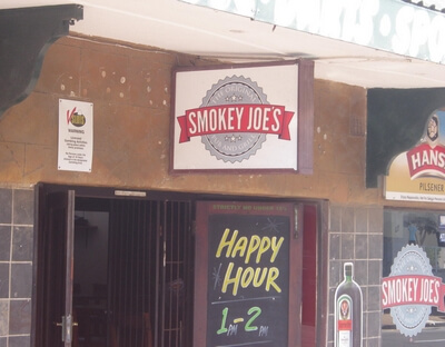 Smokey Joe's in Margate, KZN
