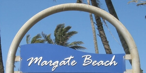 Margate Beach Name Sign